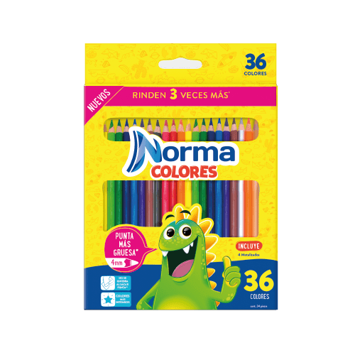Lapices De Colores Norma Premium 50 Piezas